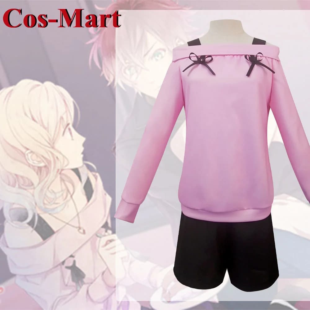 Cos-Mart Gioco DIABOLIK LOVERS Komori Yui Costumi Cosplay Moda Gonna uniforme nera Set completo di qualsiasi dimensione
