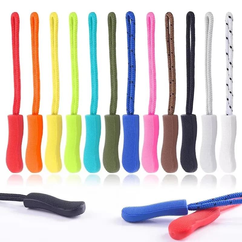10/20 pcs zipper head, traction ring, spare clip for rope label, broken buckle repair, zipper rope, bag for luggage, zipper head