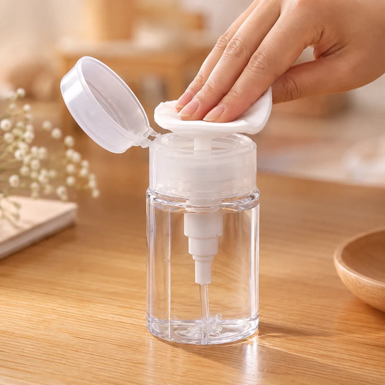 1PC Makeup remover, water bottle, empty bottle, alcohol, nail polish remover, oil pressure bottle