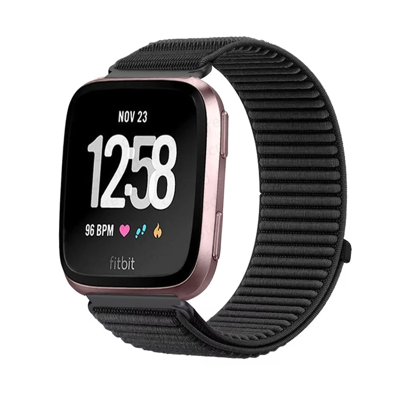 Cinturini in nylon per cinturino Fitbit Versa 2/Versa/Versa Lite, cinturino in nylon elastico con velcro morbido