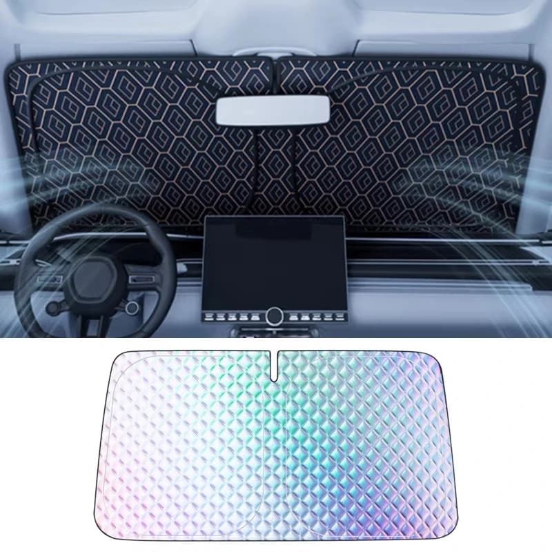 Full Coverage Thickened Car Windshield Sunshade Heat Insulation UV Protection Sun Shade Cover Cool Down Auto Inside Space