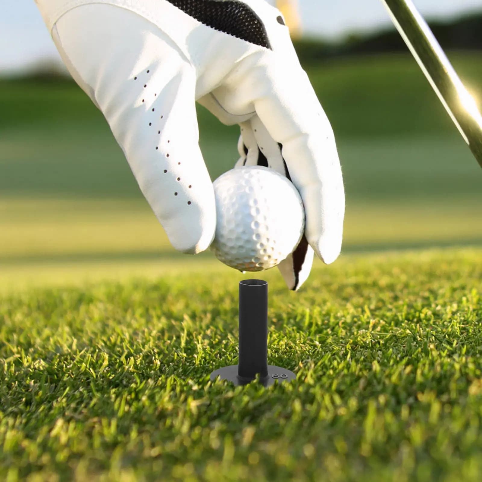 Set di 5 Supporti per Palline da Golf, Robusti e Resistenti all'Usura, Flessibili, Migliorano la Distanza e Riducono l'Impatto sul Mazzeo, per Allenamento Golfistico