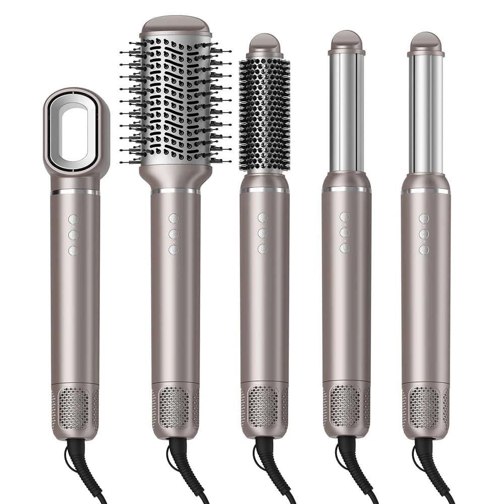 Professional Smart Library 5-in-1 Hair Set with 1200W Hair Dryer, Straightener, Multifunction, BLDC, for Salons and Home Use