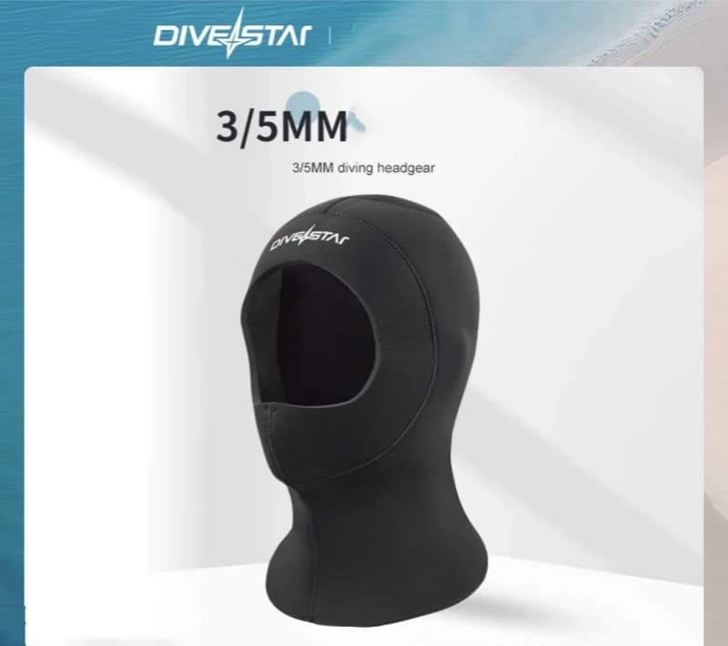 Beach Hat in Neoprene 5MM for Water Sports, Underwater Hunt, Underwater Fishing, Swimming, Diving, Kayaking, Snorkeling, Surfing, Drifting