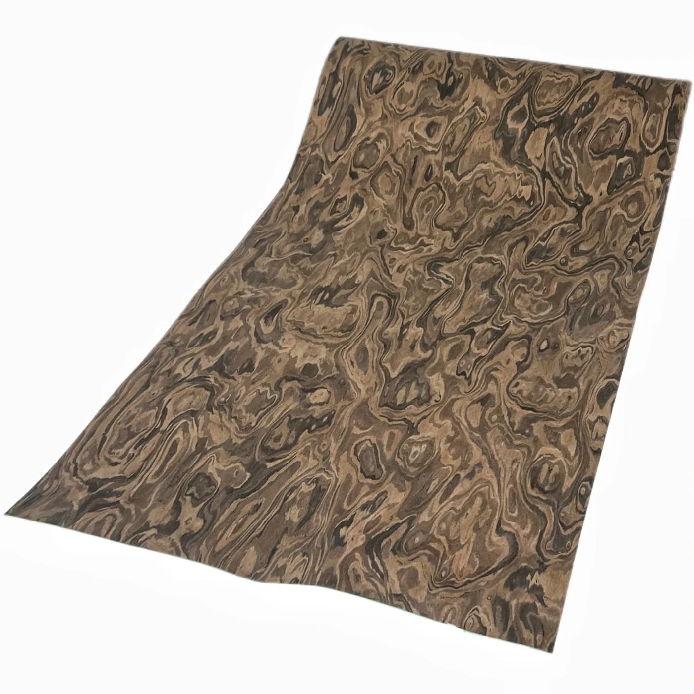 Impiallacciatura di betulla di noce ricostituita Alpi 58x250 cm, restauro di mobili, tavoli e pareti, rotolo di fogli di impiallacciatura di legno ingegnerizzato
