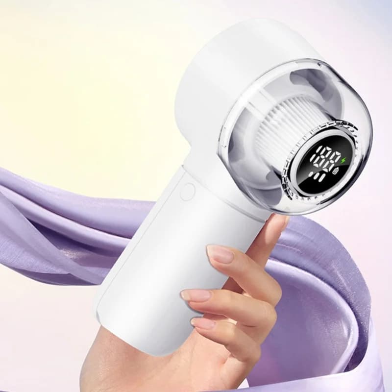 Electric Fabric Shaver 2 in 1 Lint Remover Adjustable Digital Display Portable Sweater Defuzzer With 2 Blade Heads For Sofa