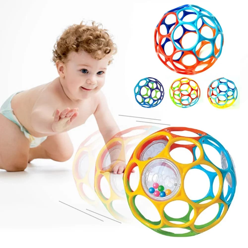 Sonagli per bambini Palla morbida Giocattolo Neonato Massaggiagengive Afferrare Gioco di esercizi Campana a mano Sviluppo Intelligenza Giocattoli educativi per bambini