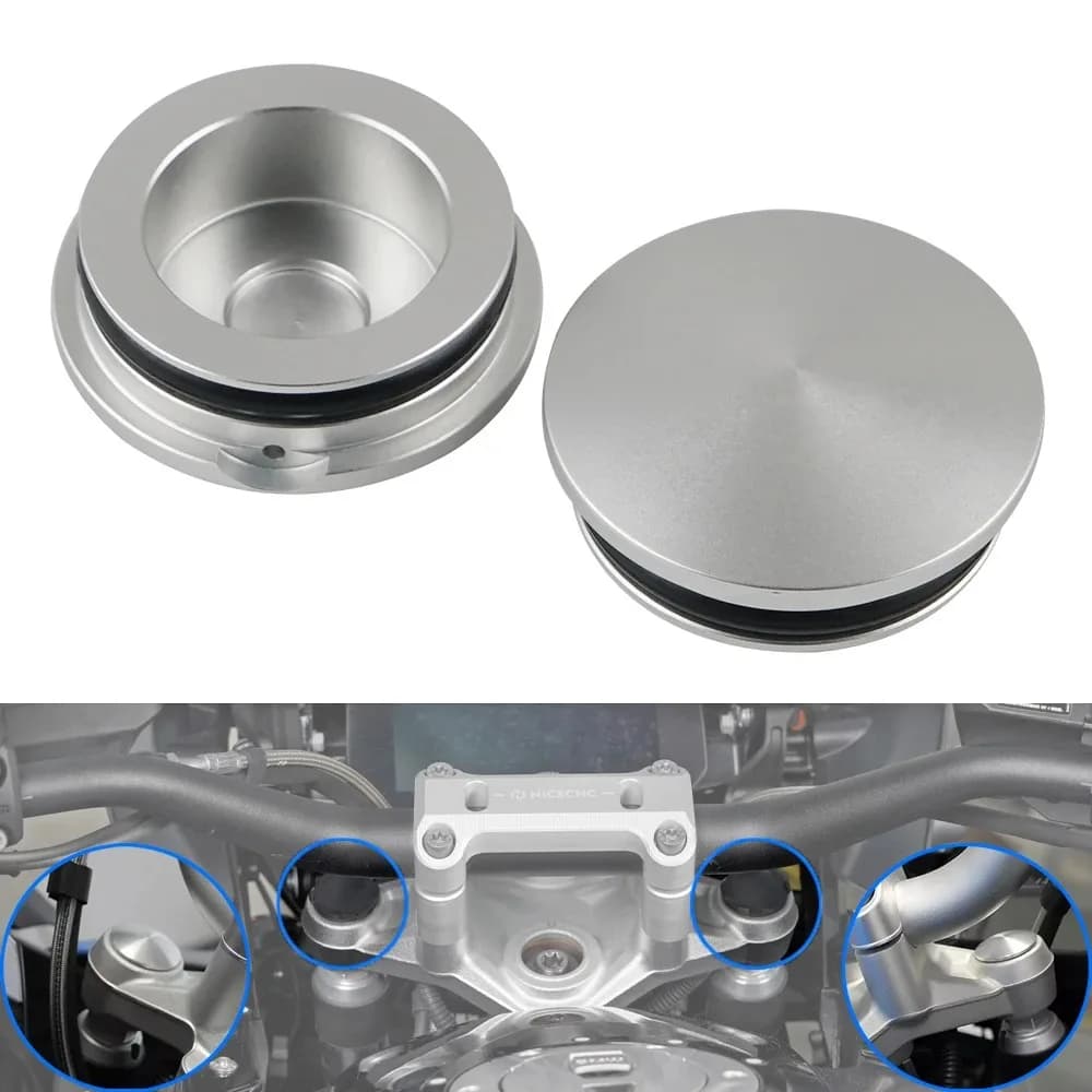 Motorcycle Fork Top Tube Cap Lid Covers for BMW R1150R/Roadster 2001-2006 R1150GS Adventure 02-06 R1150GS 99-04 R850R 1995-2006