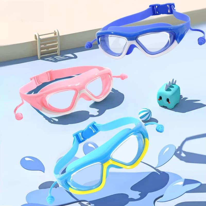 Occhialini da nuoto per bambini, occhialini da immersione antiappannamento, occhialini da nuoto impermeabili per ragazzi e ragazze
