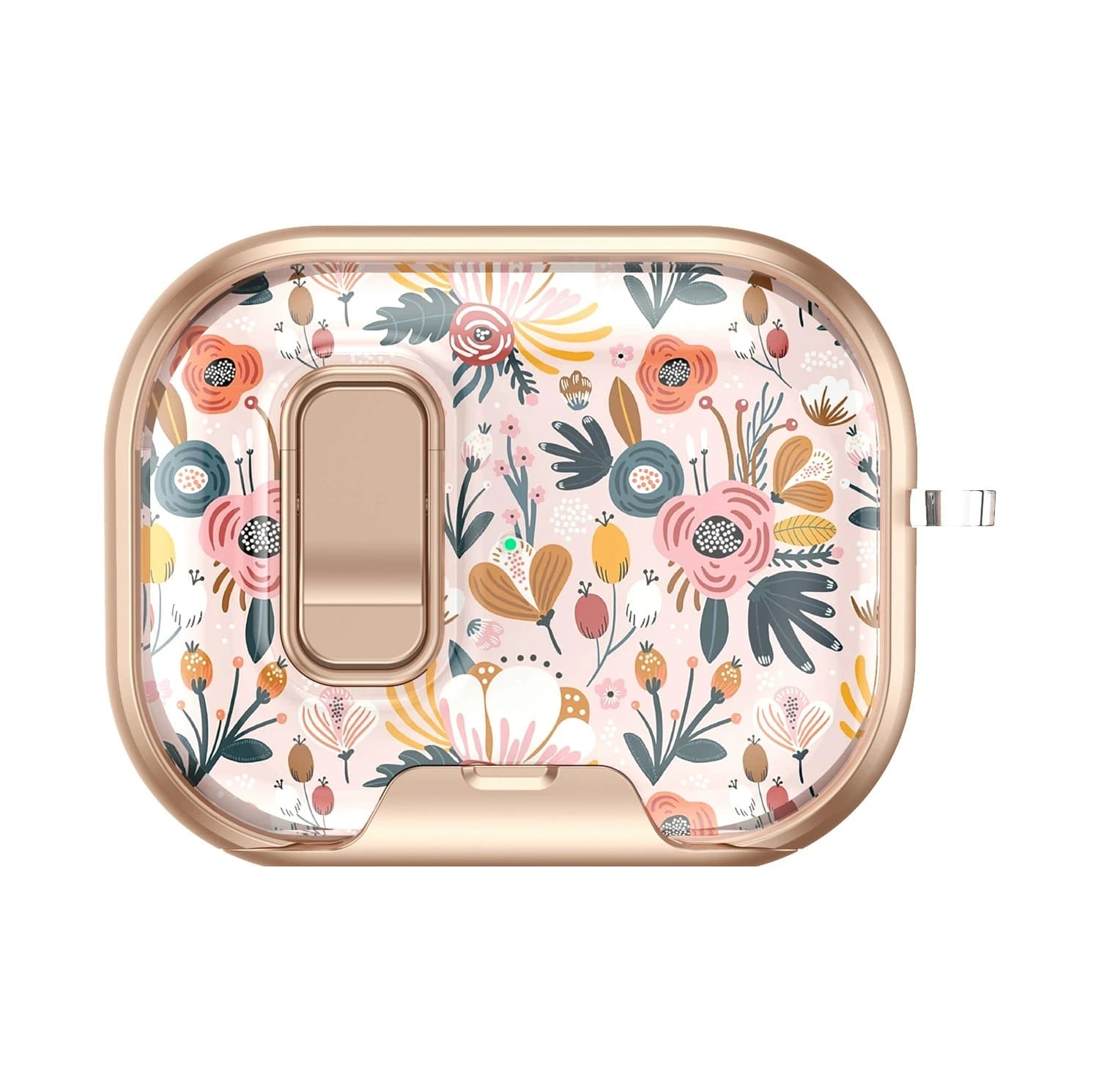 Custodia a forma di fiore per AirPods Pro 3, cover per cuffie con blocco di sicurezza, custodia per auricolari per AirPods Pro 2, custodia per AirPods 4 con gancio di supporto