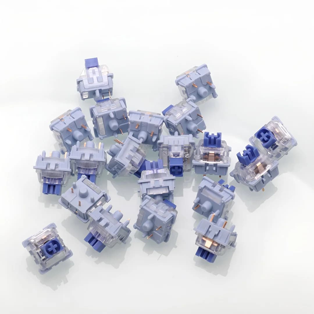 Leobog Iris Silent Switch 35g Linear Pre-Lubrified 5 Pin HotSwap with POM Stem for MX Mechanical Keyboard
