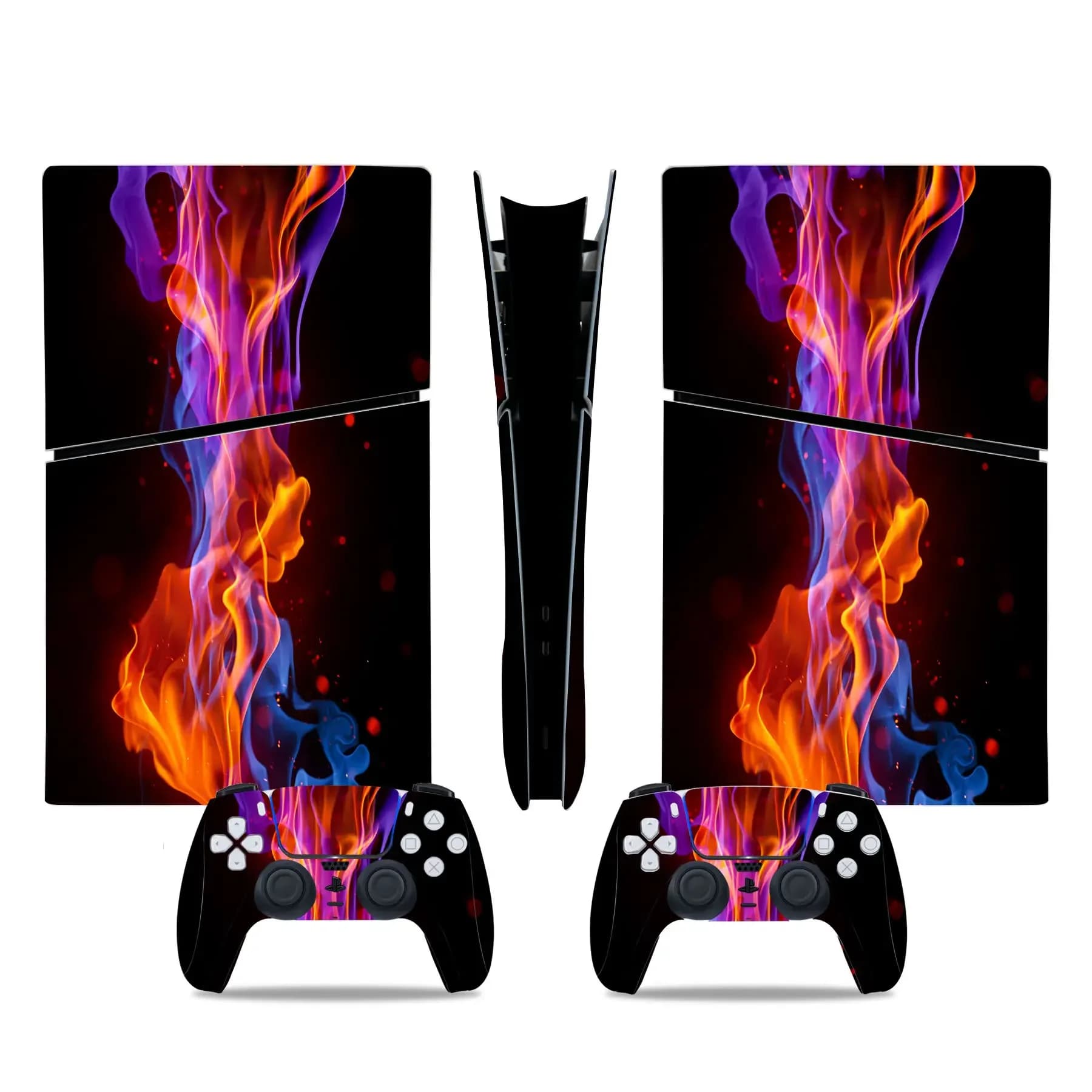Adesivo skin per console digitale PS5 Slim e controller wireless Set completo di accessori protettivi per involucro skin per PS5 Slim