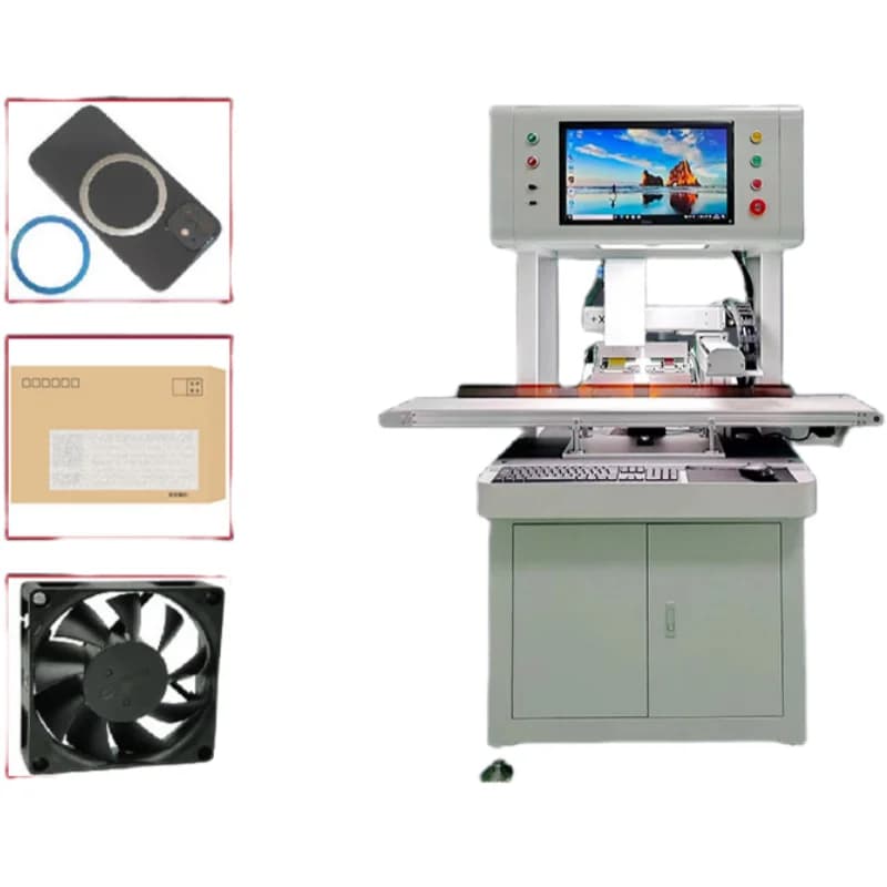 Nuova Macchina Etichettatrice Automatica ad Alta Precisione con Visione CCD per Componenti Elettronici e Chiavette USB