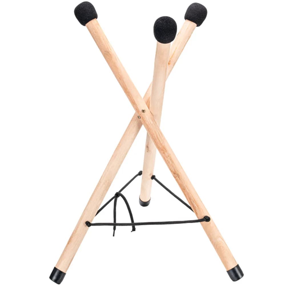 Hand Pan Drum Tongue Drum Holder Wooden Stable Tripod Tongue Drum Bracket Stand for Handpan Display Percussion Racks Portable