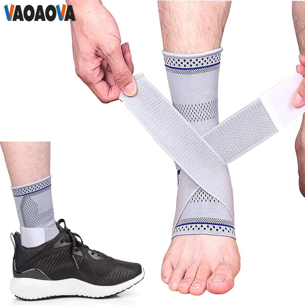 1 Pezzo Supporto Caviglia Sportivo a Compressione, Fascia per Tendine di Achille, Sollievo da Fascite Plantare, Gonfiore Caviglia e Dolore Articolare