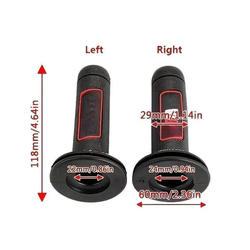 5pcs Motorcycle universal modification accessories, handle rubber cover