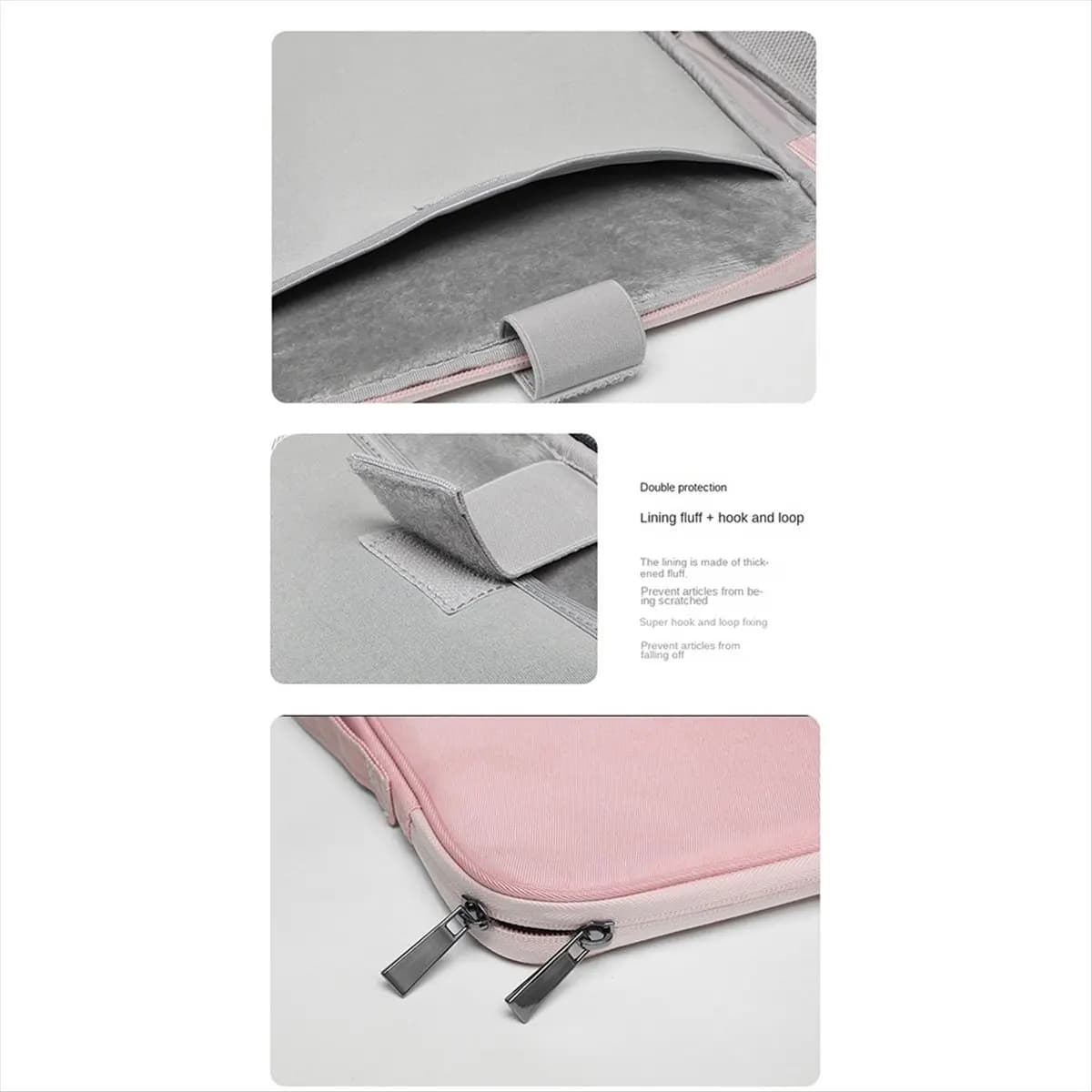 Custodia per laptop A43M da 14-15 pollici, impermeabile, borsa a tracolla per tablet, custodia portatile per laptop, grigio scuro
