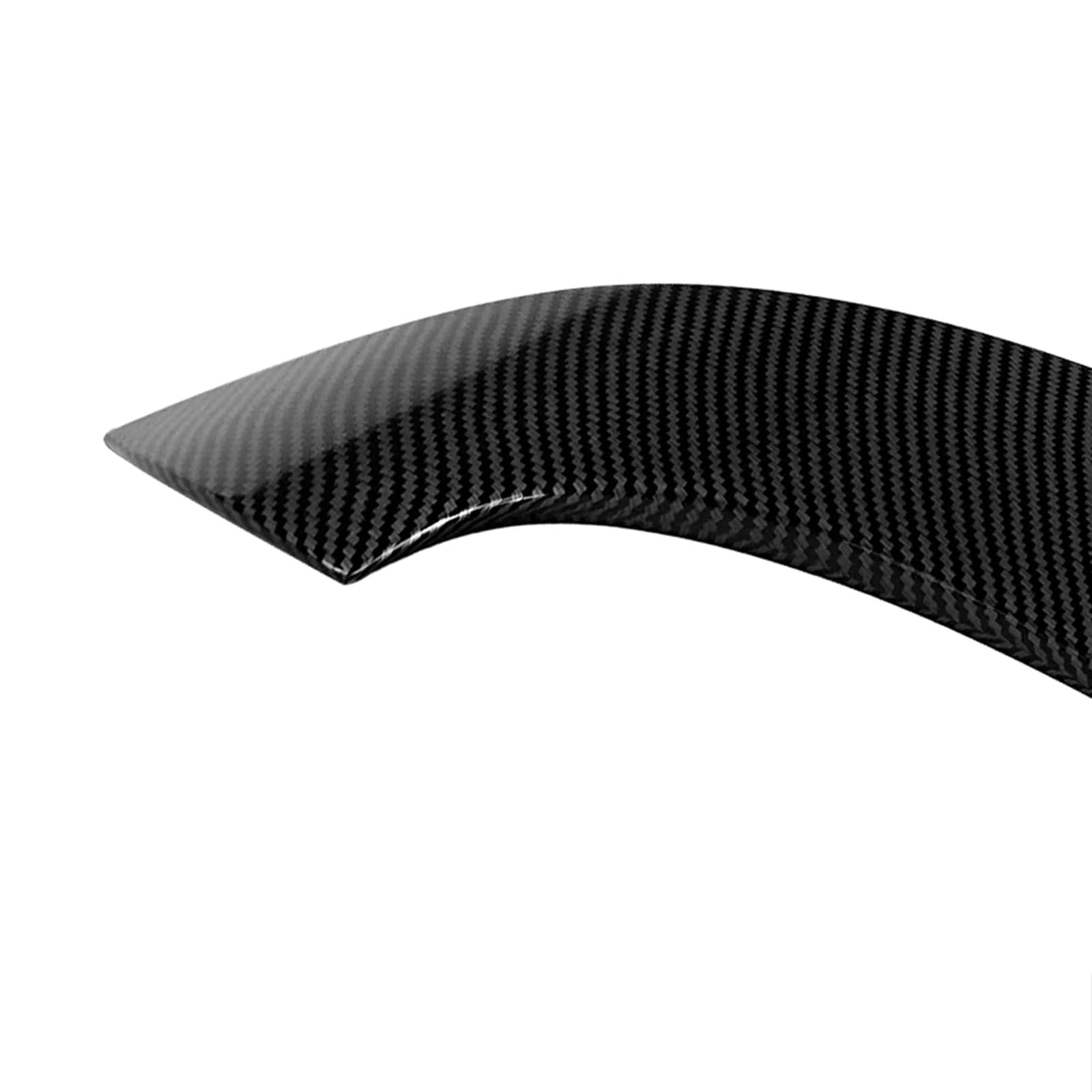 Spoiler Posteriore per Auto, Ala per Bagagliaio per Volkswagen VW Tiguan MK1 2007-2016, Nero Lucido/Effetto Fibra di Carbonio