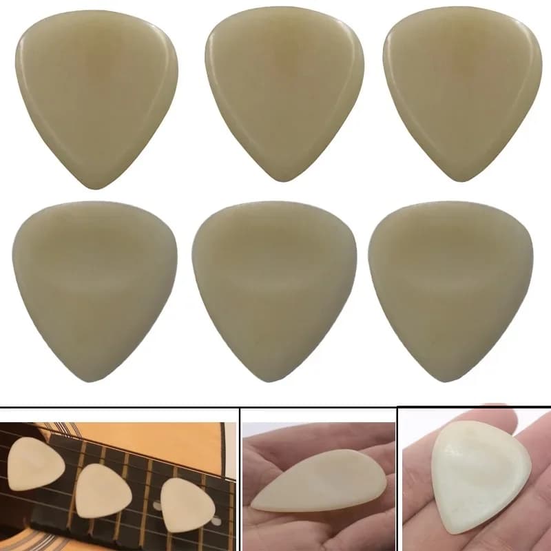 Plettri per chitarra naturali Plettri per ukulele Plettri per chitarra elettrici Plettri per dito in osso di bue Plettri per chitarra per chitarra basso Ukulele