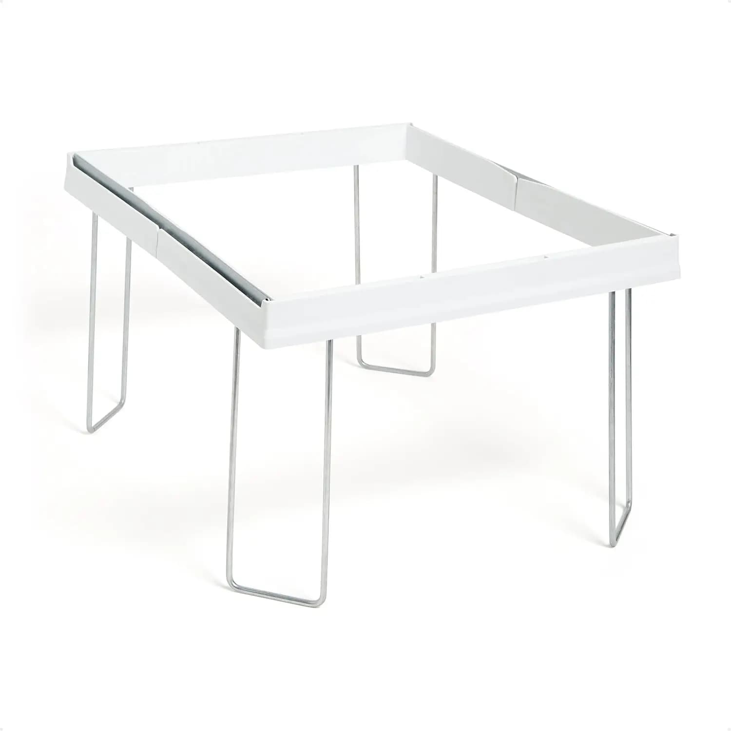 Cornice portadocumenti regolabile da appendere, 13x9.25x16-24 pollici, formato Letter, bianco/argento