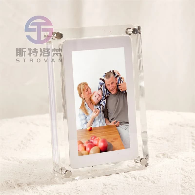 7 Inch IPS Acrylic Videos and Photos Motion Frame Digital Photo Frame