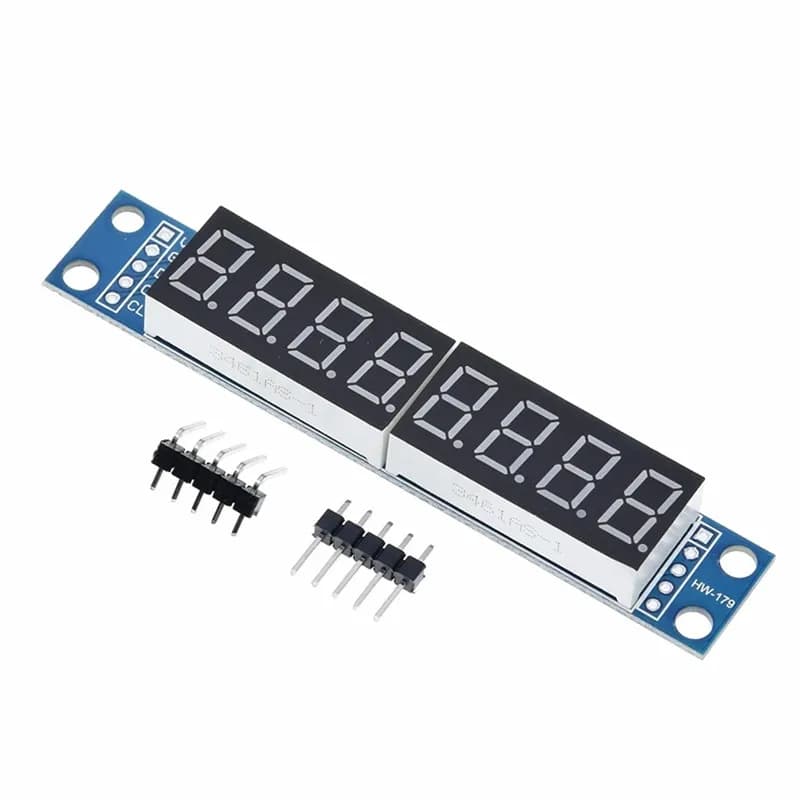 MAX7219 CWG 8 Digit Digital Valve Display Control Module Red Three IO for Arduino MAX7219 CWG 8 Digit Digital Tube Display Control