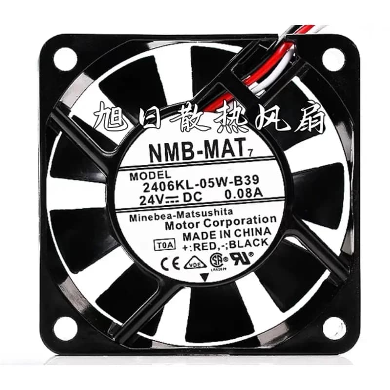 for Japan NMB 2406KL-05W-B39 B30 6015 6CM 24V 0.08A Inverter Cooling Fan