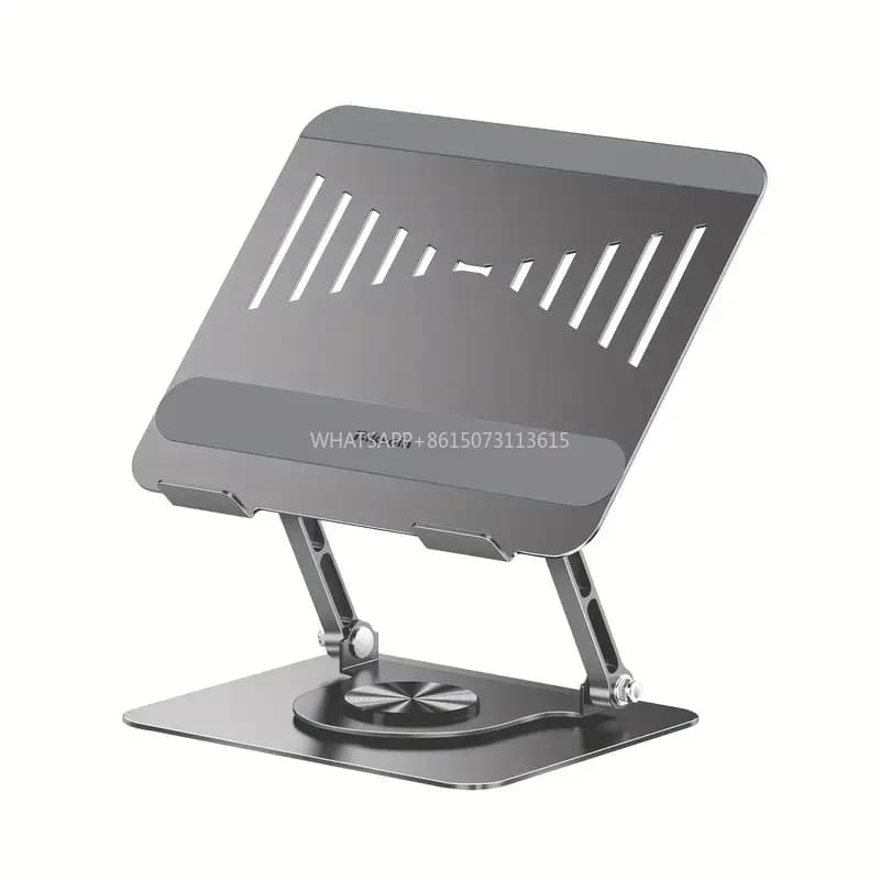 Altezza regolabile 360 ° Supporto per laptop con base girevole compatibile con dispositivi 25,4 cm-43,94 cm per scrivanie Home Office