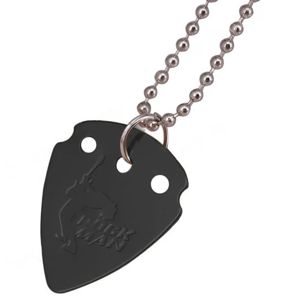 Bellissimi accessori per collane con plettro in lega di alluminio con incisione, gioielli con plettro per chitarra, ciondolo leggero