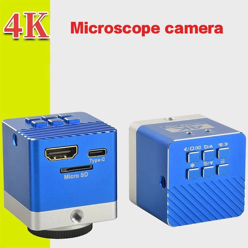 Telecamera per Microscopio 4K 8.3 Milioni di Pixel ULTRA HD HDMI Type-C IMX415, Telecamera Industriale per Saldatura 1080P 60FPS/30FPS, Strumenti di Riparazione