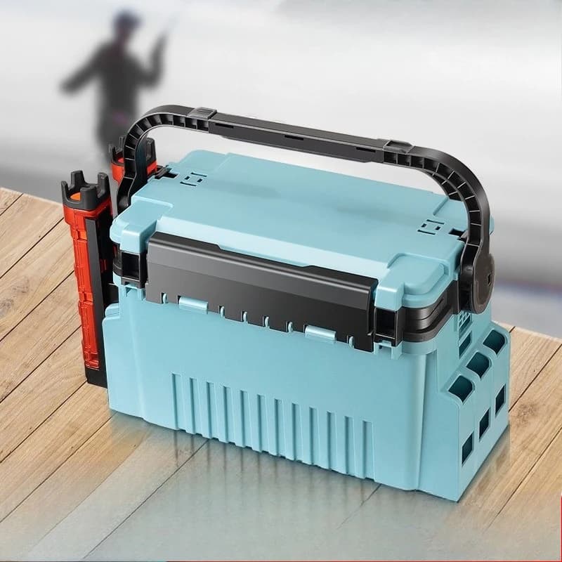 Fishing equipment boxes Portable Multifunctional Candle holder Artificial baits Organizer to store Kayak seat for fresh salt water boats