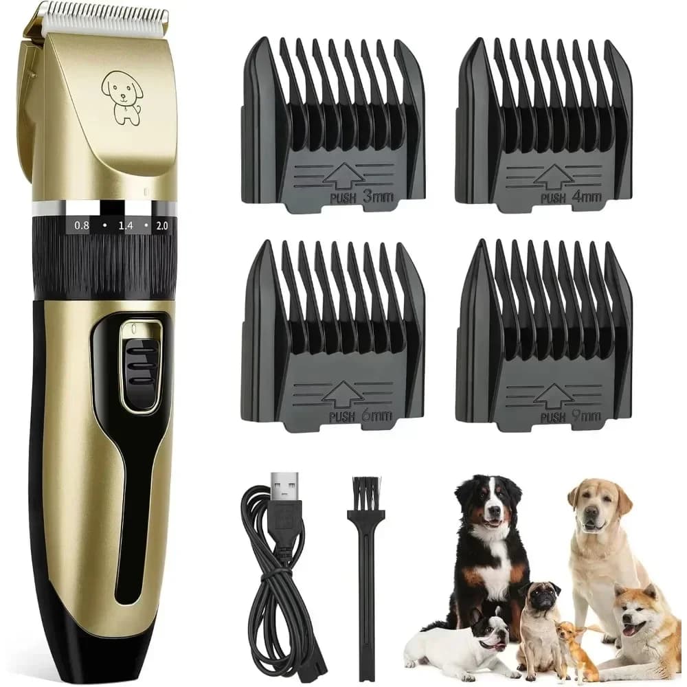 Tagliacapelli per cani Toelettatura per animali domestici Tagliacapelli per gatti Set di rasoi Tagliacapelli per cani professionale ricaricabile senza fili Nuovo
