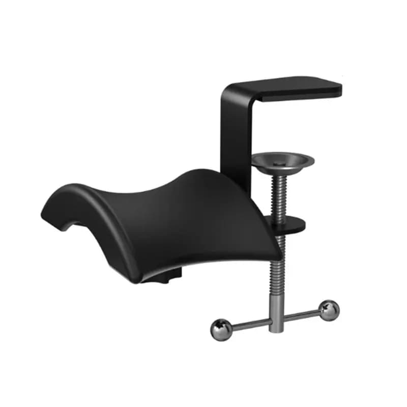 M52K-Gaming Headset Hanger Adjustable Rotatable Clamp PC Headphone Stand Hook Holder Desk Space-Saving Clip Mount