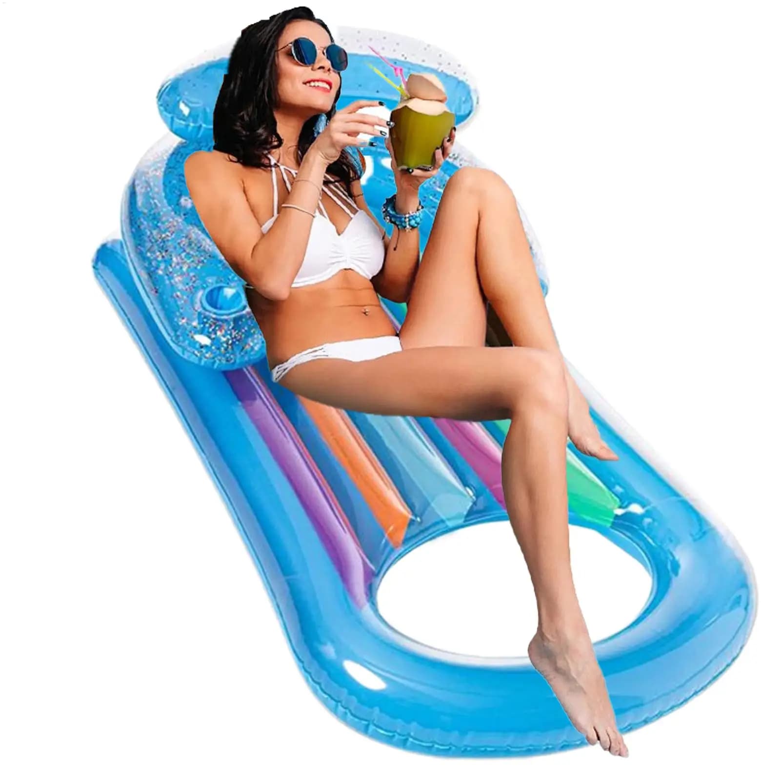 Piscina gonfiabile Galleggiante Materassi per piscina Letto per dormire Lettino da spiaggia Sedia Gonfiabile Amaca ad acqua Letto galleggiante Lettino ad acqua