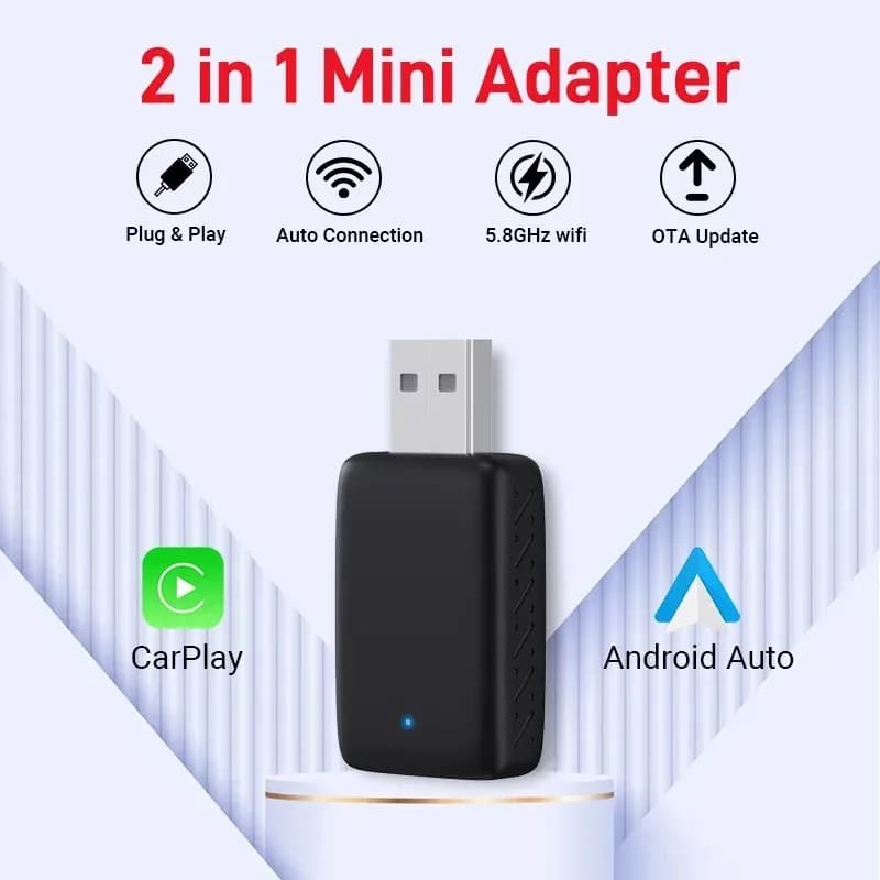 1PC Mini G Mini H Carplay Car-Phone Interconnection Box - Wireless to Wired Android Smart Car Interface USB