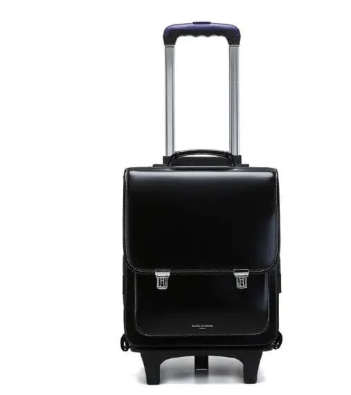 Zaino da scuola per bambini Giappone PU Rolling per ragazze Trolley Zaino da scuola con ruote Borsa da scuola giapponese ortopedica su ruote