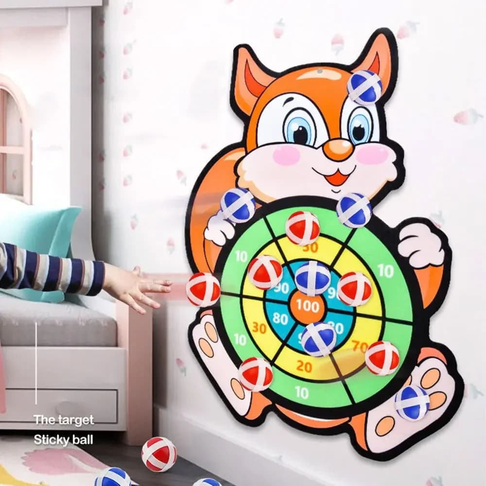 Cartoon Classic Educational Outdoor Party Throw Dartboard Indoor Sticky Ball Toys Target Sports Game Gift Dart Board Game