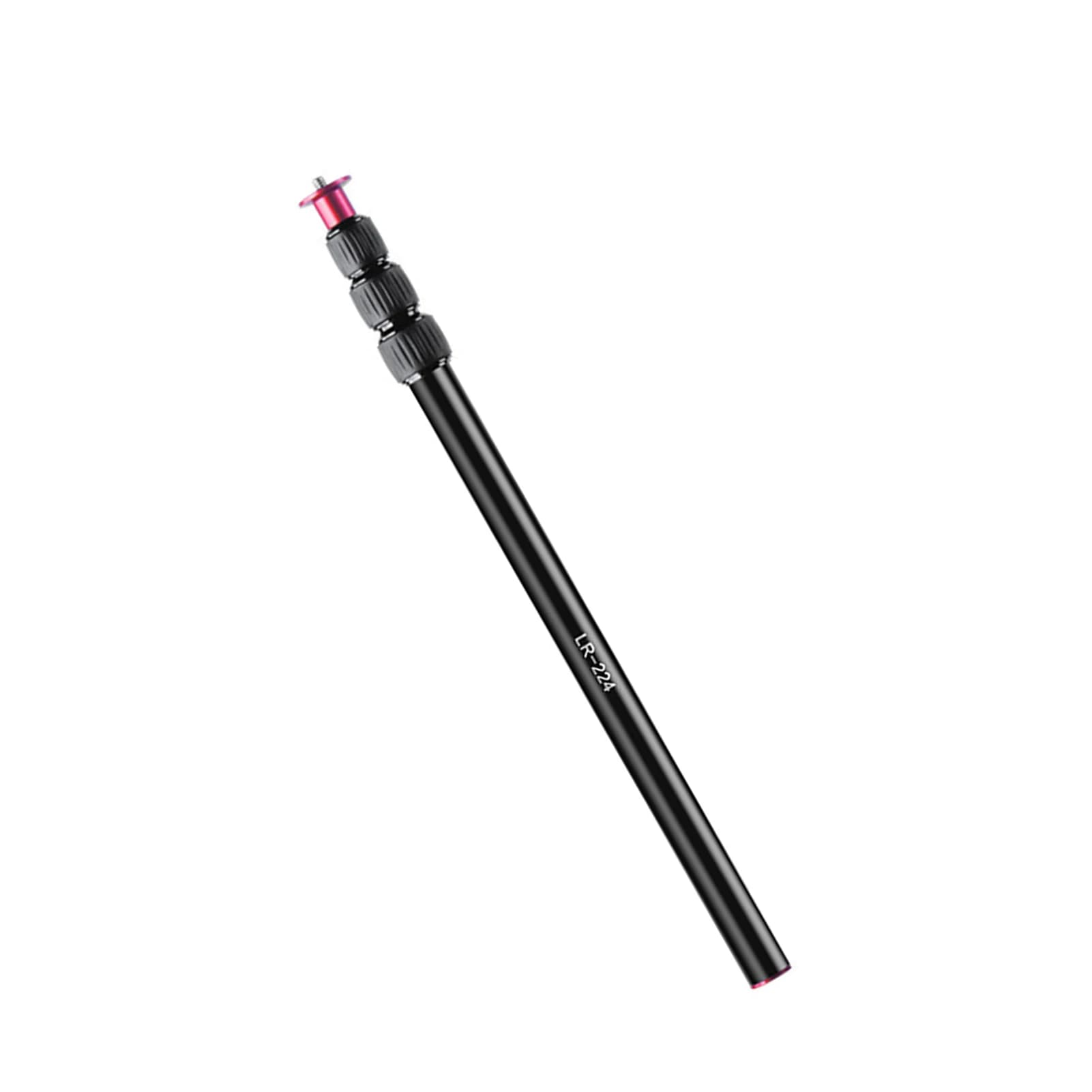 LR-224 Asta Telescopica Estensibile a 4 Sezioni in Lega di Alluminio per Fotocamera e Selfie