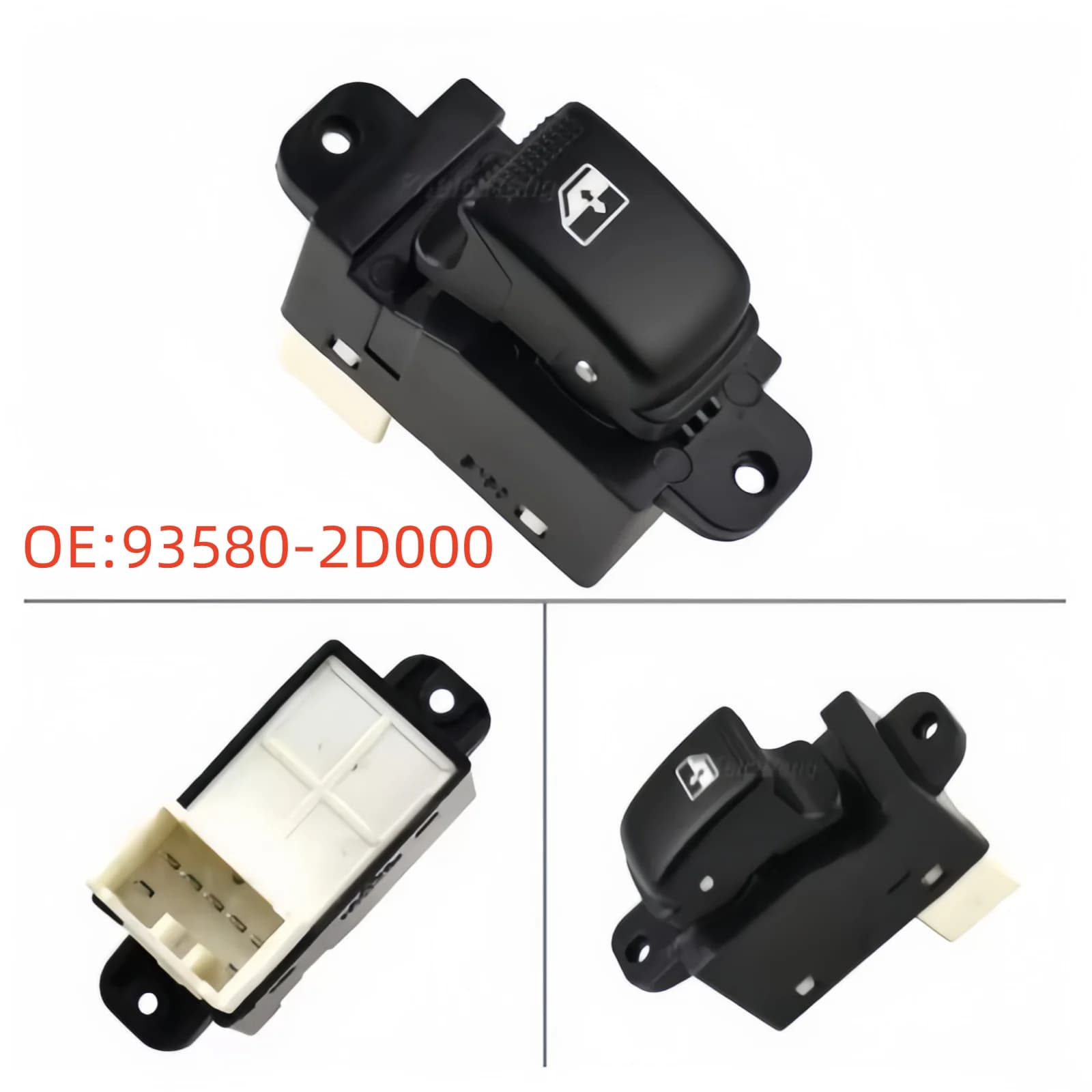 PinXin Pulsante interruttore di controllo finestrino anteriore destro/posteriore destro/posteriore sinistro 93580-2D000 935802 D000 Per Hyundai Elantra 2004-2012
