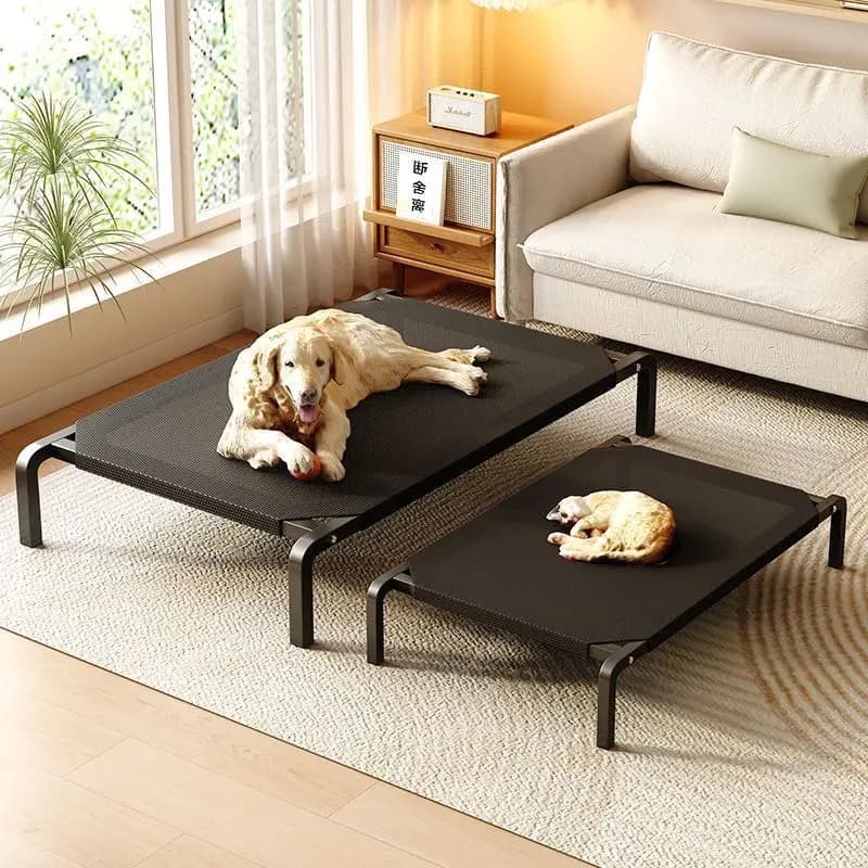 Cuccia Rialzata Pieghevole per Cani e Gatti, Letto da Campeggio Portatile per Animali Domestici, Cuccia Rimovibile e Lavabile per Quattro Stagioni, Cuccia per Cuccioli