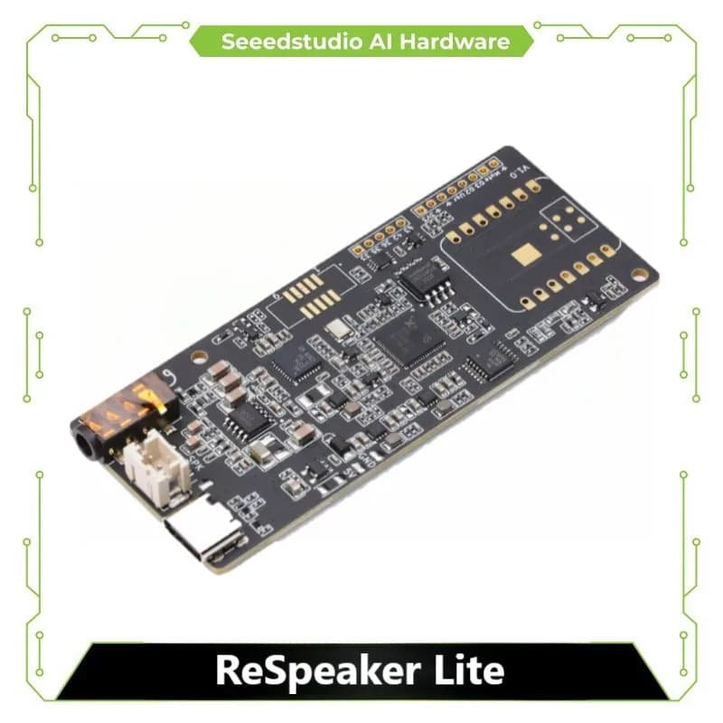 ESPHome Assistant ReSpeaker Lite Kit-USB 2 Mic Array, Algoritmi AI ASR, compatible with XIAO ESP32S3 (Sense), Raspberry Pi