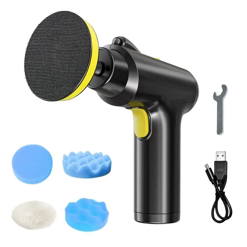 YLS-Usb Levigatrice per Auto Senza Fili, Macchina per Lucidatura e Riparazione Graffi, Kit Lucidatura Professionale per Auto