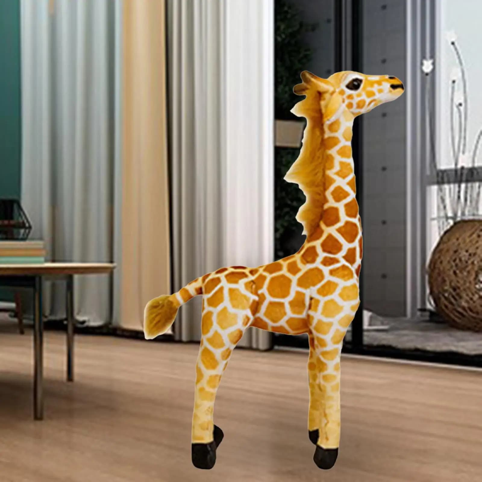 Grande Giocattolo Giraffa, Statuetta di Cervo, Renna, Alce, Grande Peluche Giraffa per Ufficio
