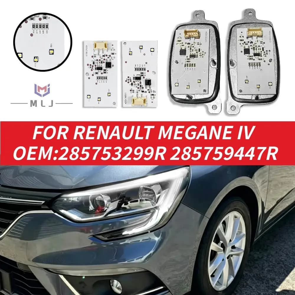 OE 285753299R 285759447R LED Headlight Daytime Running Lights Chip Modules Angel Eyes For Renault Megane IV Car Accessories