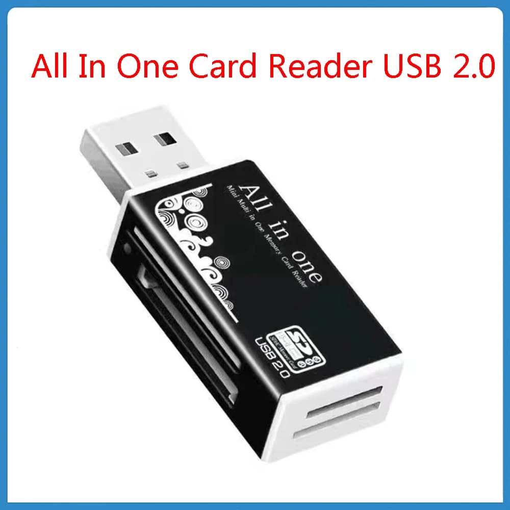 Lettore di schede All In One lettore di schede USB 2.0 supporto TF SD Mini SD SDHC MMC MS Micro SD MS M2 Slot parti di memoria della fotocamera del telefono cellulare