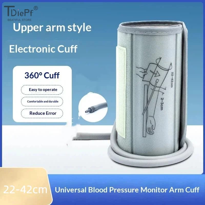 1 Piece of Fabric 22-42CM 360 ° Universal Bracelet for blood pressure meter for adults, children and obese people
