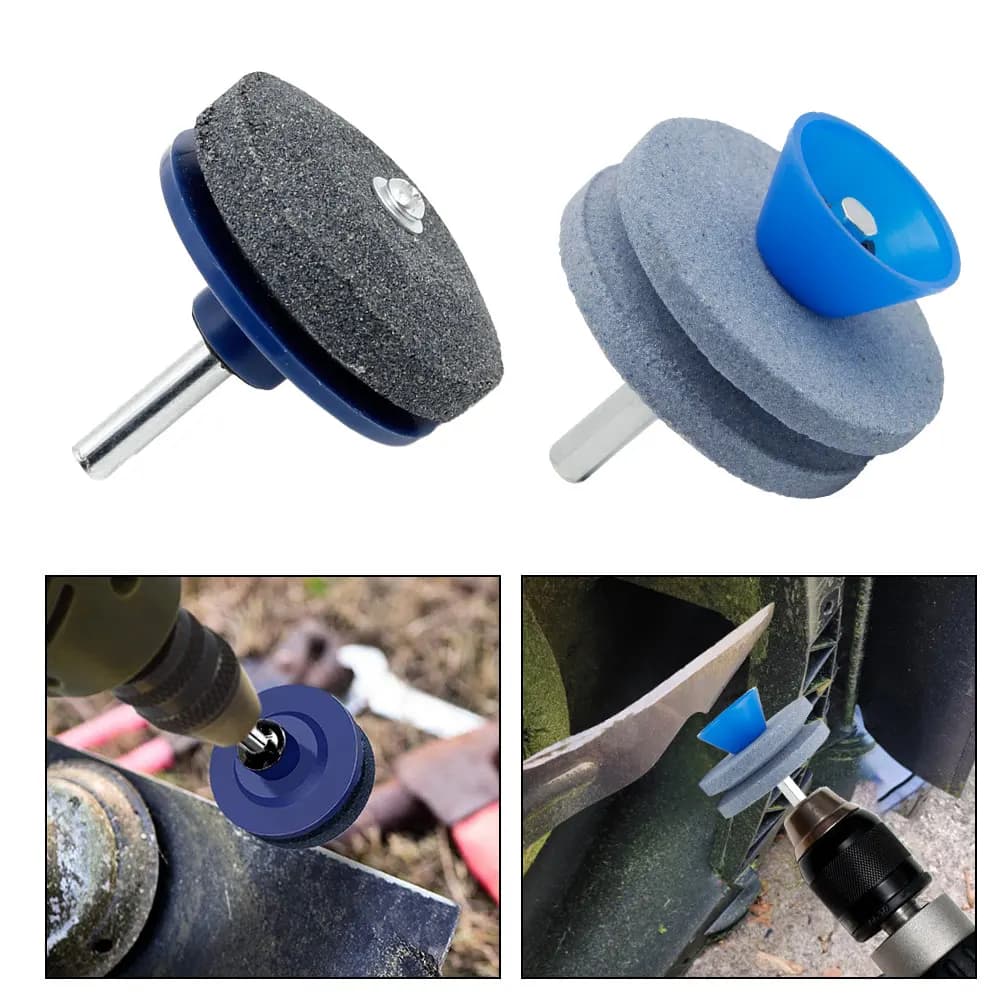 Sharpening Made Easy: Electric Lawn Mower Sharpener With Wear-Resistant Grinding Head And Whetstone Sander