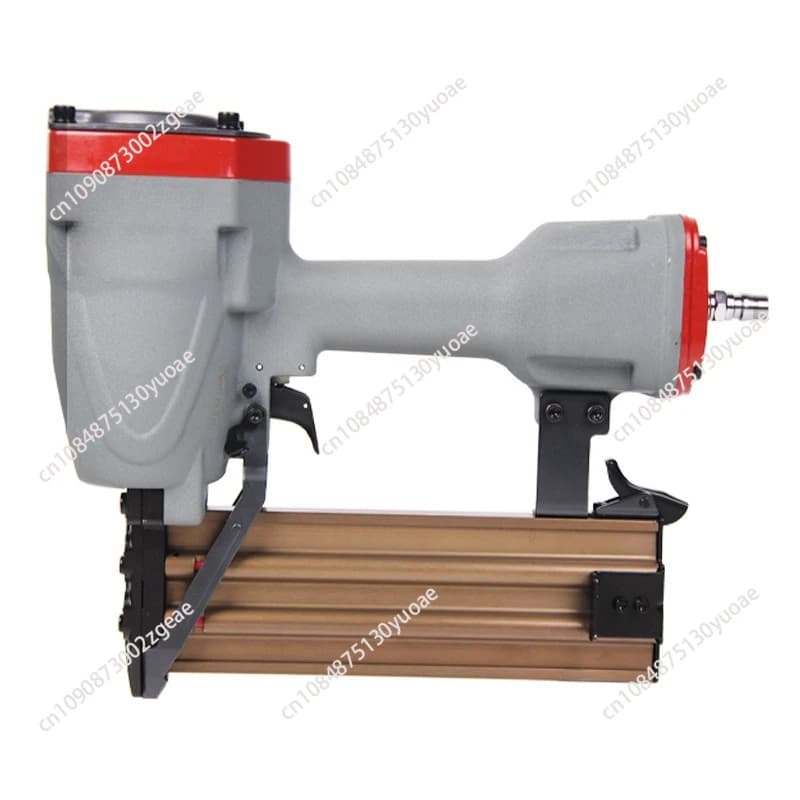 18-64mm ST64 Cucitrice pneumatica per aria domestica Chiodo pneumatico in acciaio Chiodo per cemento Chiodo per condotto di cablaggio in PVC Lunghezza chiodatrice