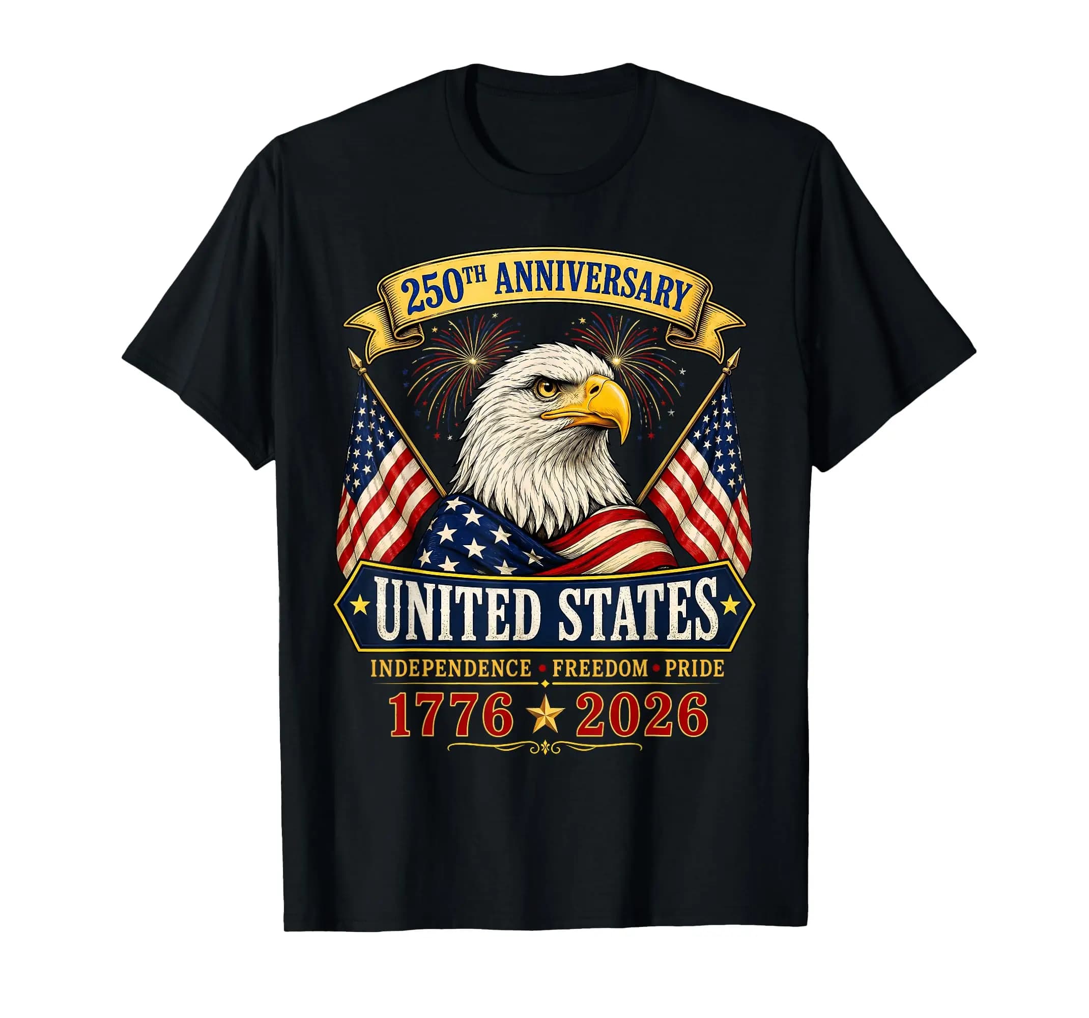 250 Anniversary USA 4th of July Patriotic 250 Years American T-Shirt