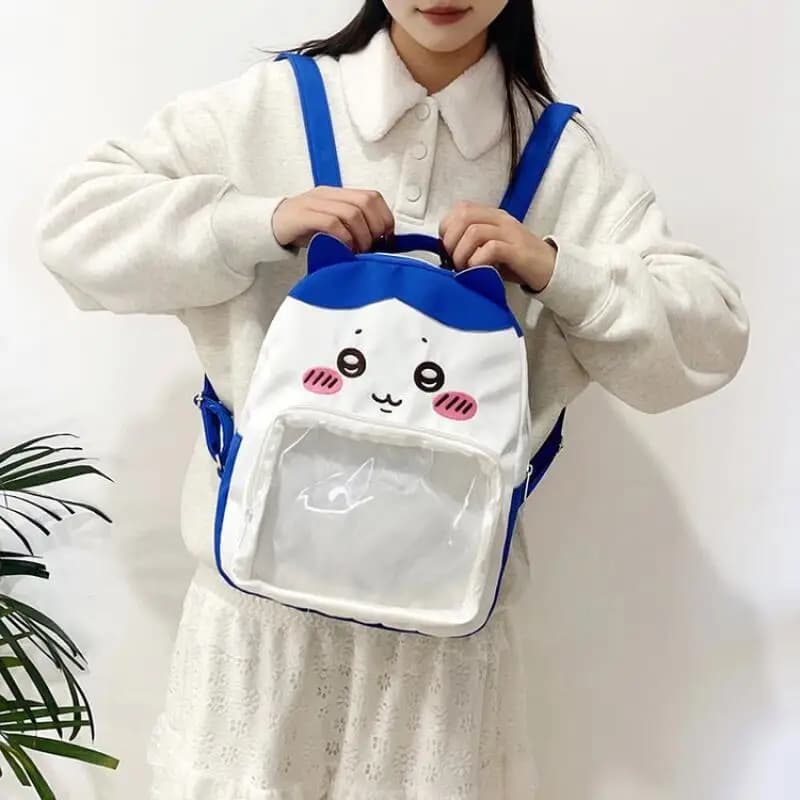 New Chiikawa Backpack Kawaii Usagi Hachiware Momonga Student Backpack Ins Korean Cartoon Anime Friend Birthday Gift